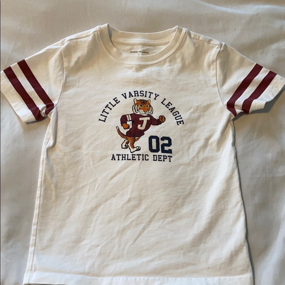 Boys Janie and Jack shirt sleeve shirt size 6